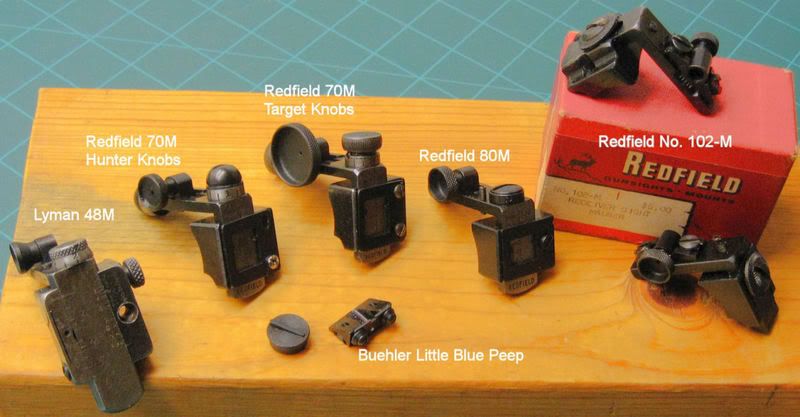 Lyman Peep Sight Chart