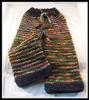 Mosaic Moon Goblin knit longies - Custom order for Kristi