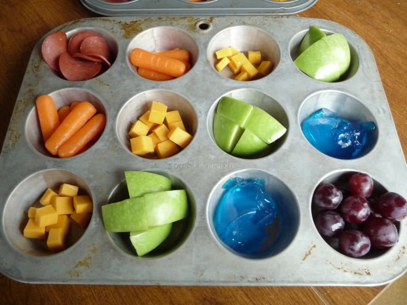 Kiddo's Rainbow meal