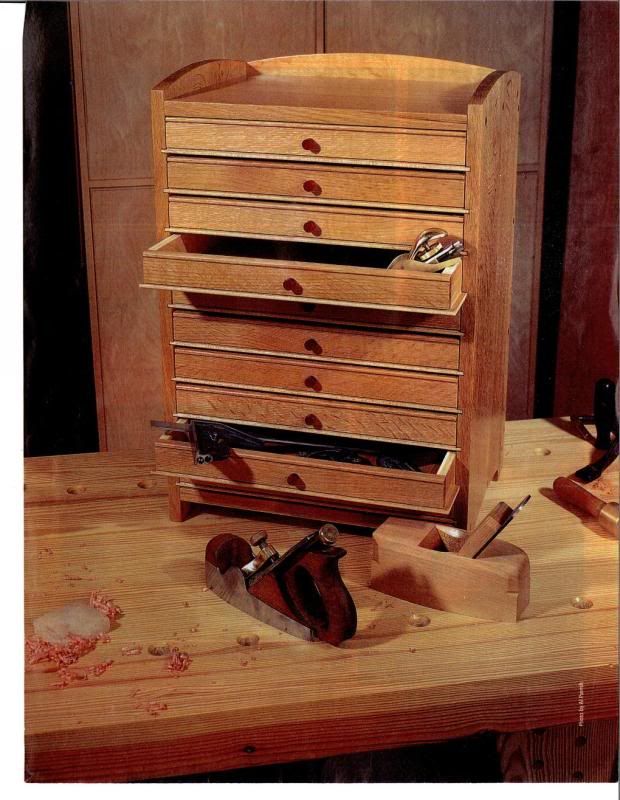 Knife/tool chest plan for woodworkers All About Pocket Knives
