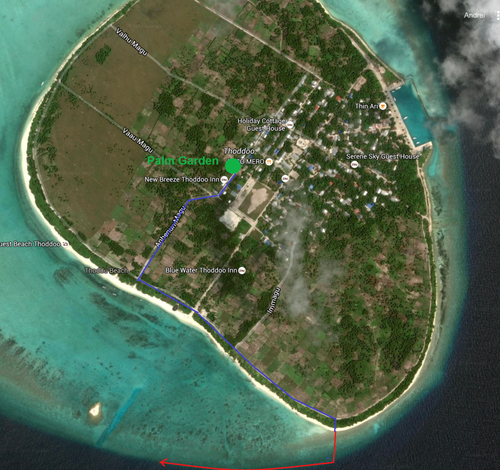 Бюджетно на Мальдивах. Обитаемый остров тоже может быть айс. Thoddoo, ноябрь 2014.