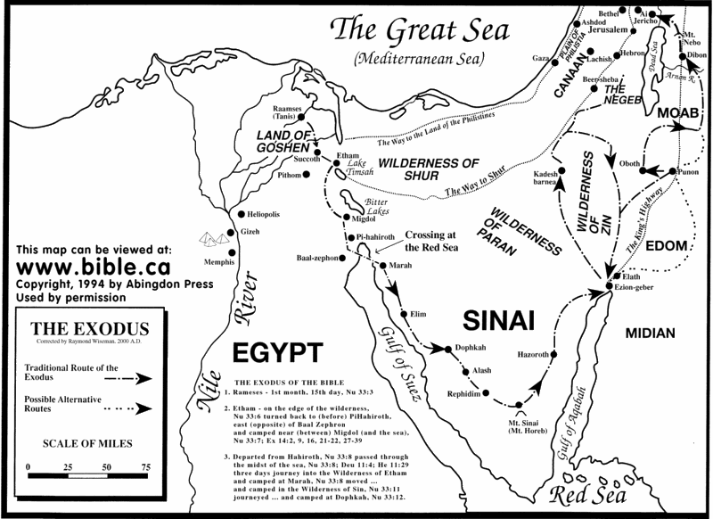 Map of EXODUS ( supposedly )