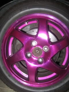 anodized purple wheels