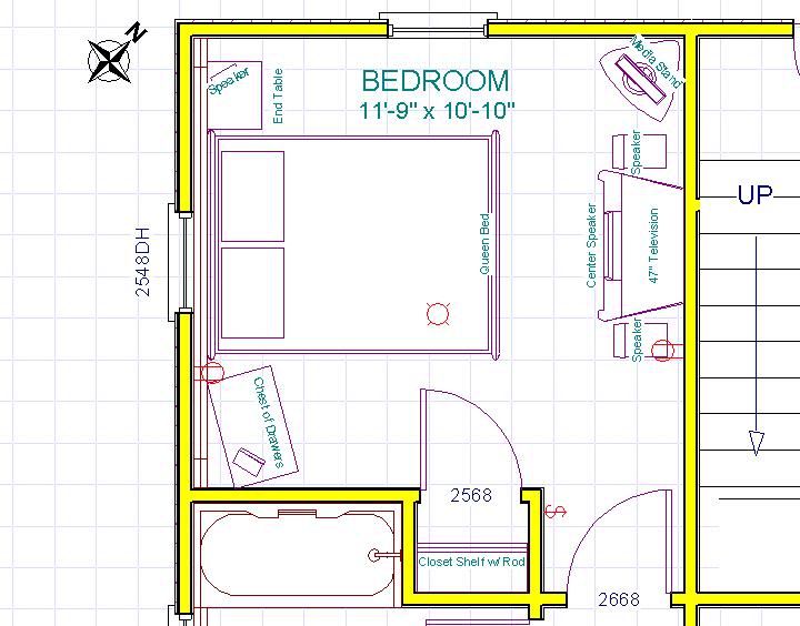 Small Bedroom Furniture Layout