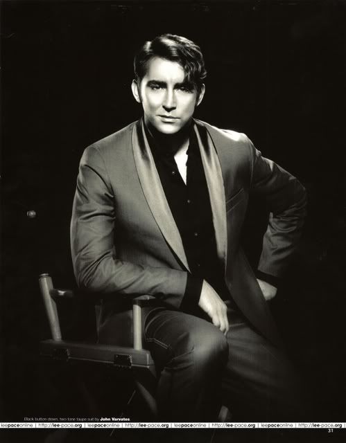 re: The Facts are These: Lee Pace is Terrific