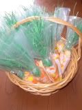 'carrot' bath confetti