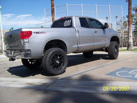 Toyota Tundra 3 Inch Lift. 07 DC tundra camburg LT KMC