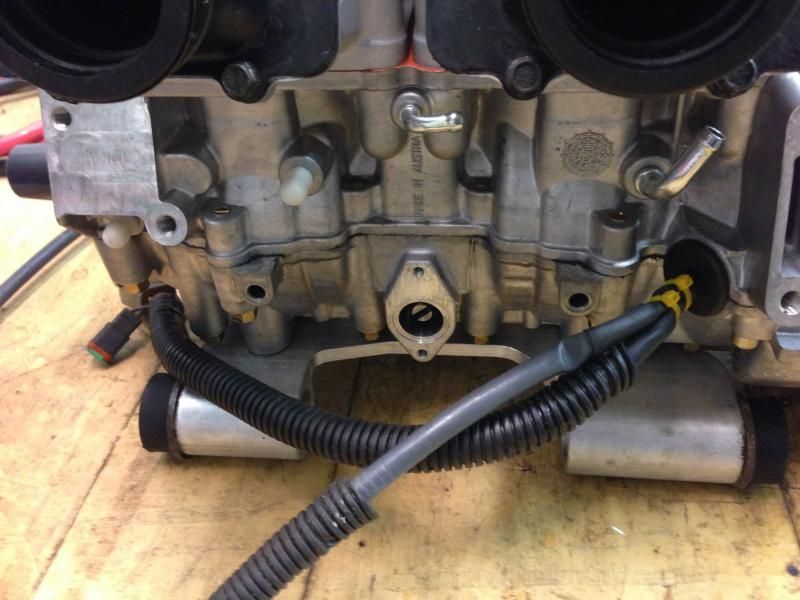 600 HO oil injection pump install on New short block. SkiDoo