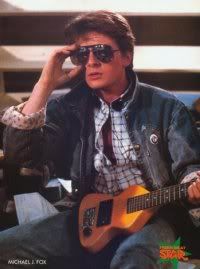marty mcfly with guitar pop