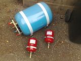 Calorifier, expansion tank and accumulator