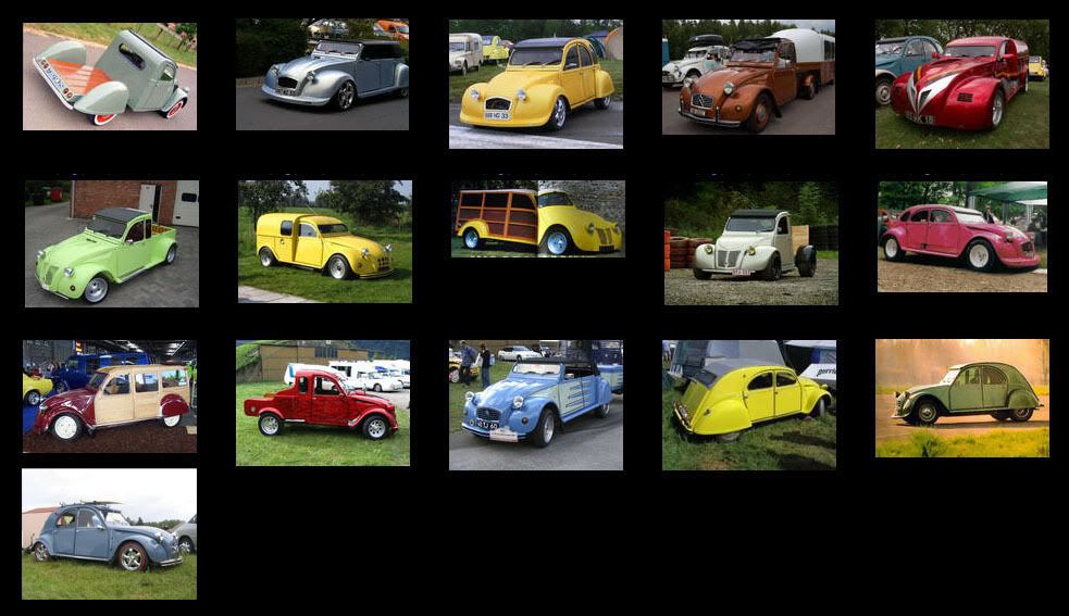 Here is small list of Show quality 2cv's Not so many Snail proof on it