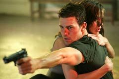 Tom Cruise and Michele Monaghan