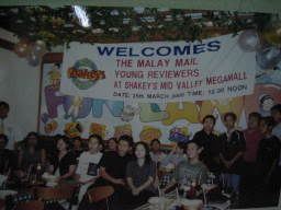 After a screening at Shakey's in MidValley Megamall