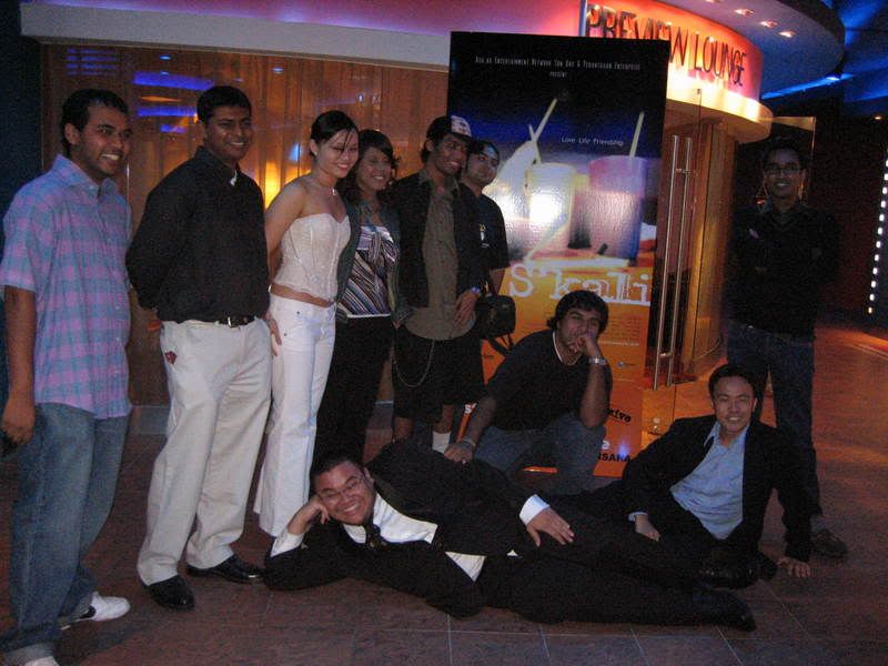 Arivind (right) and the crew and associate producers of the movie