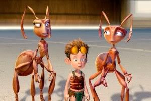 Lucas (centre) and the Ants
