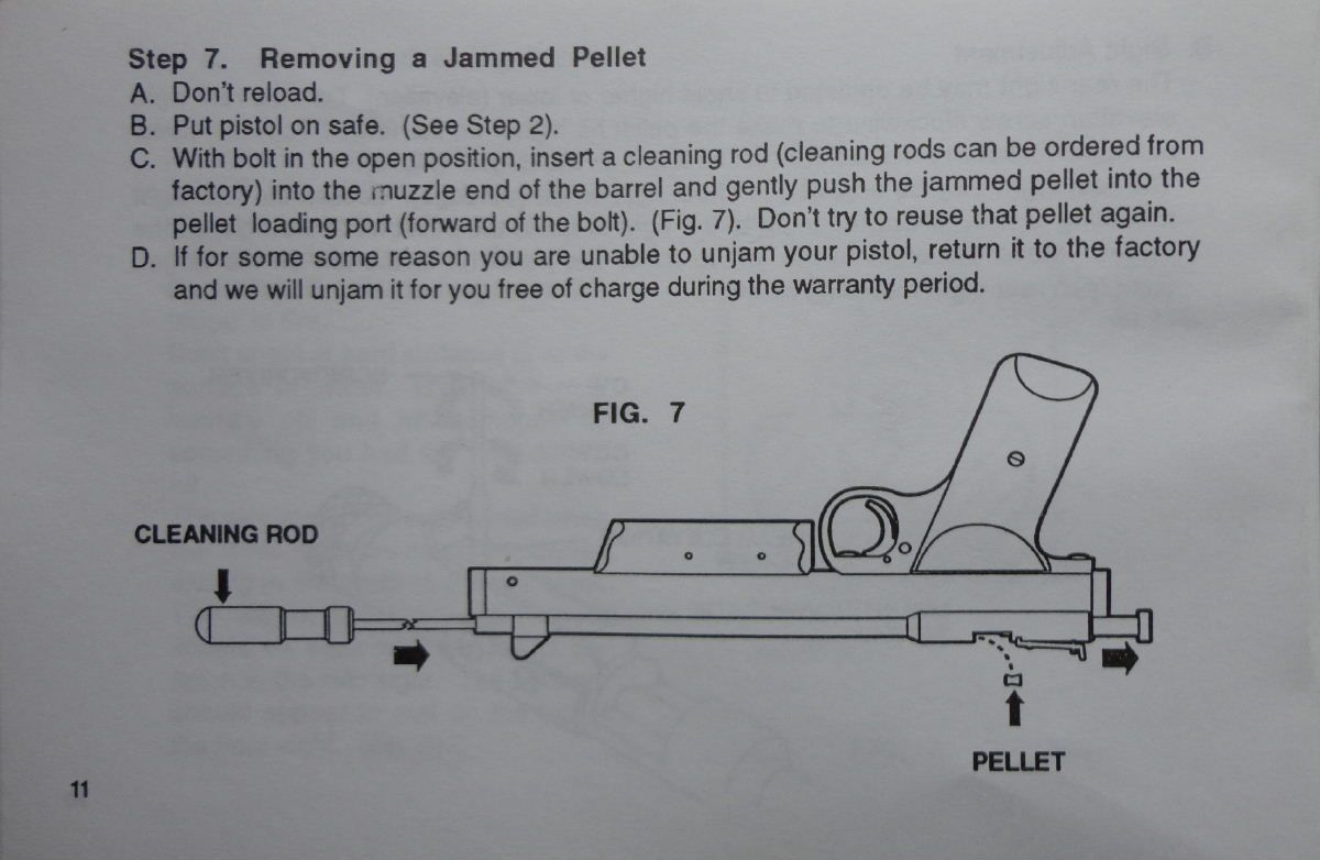 The Technical Section Benjamin Sheridan. H9 Series Pneumatic Pistols