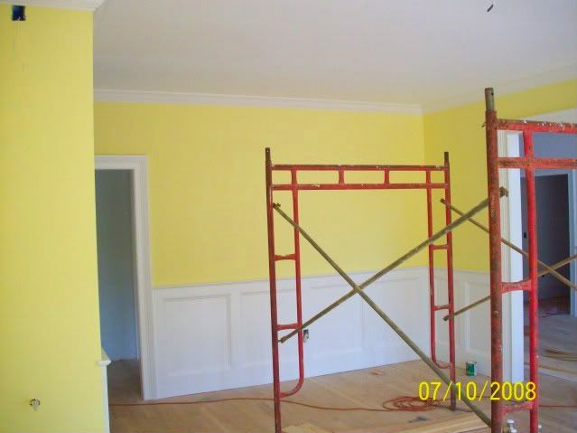 yellow dining room. too yellow? yellow dining room. too yellow?