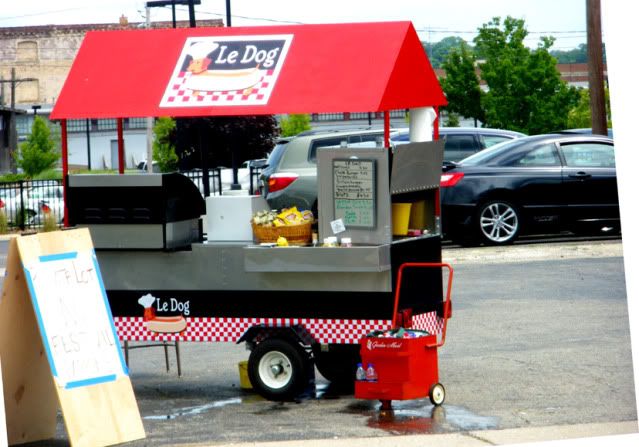makeup stands. makeup Hot Dog Stands