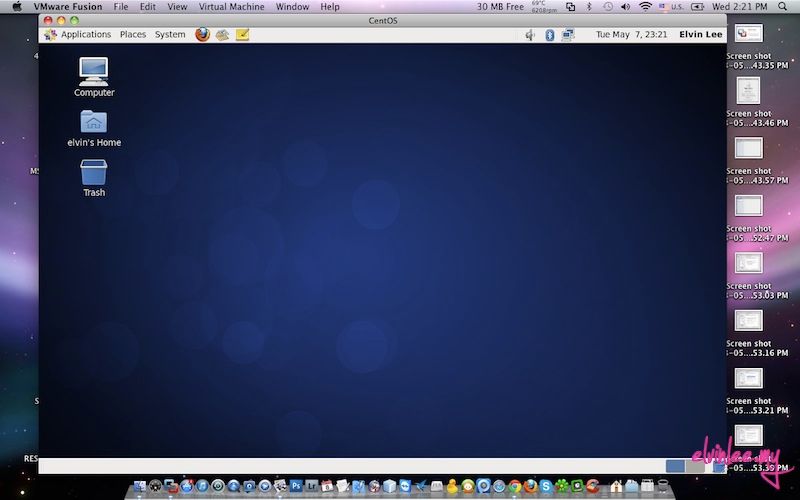 Install CentOS 6.4 in VMware Fusion 5 on Mac OS X 10.6.8 Done 2
