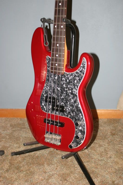 Best Pickguard for a Red Pbass