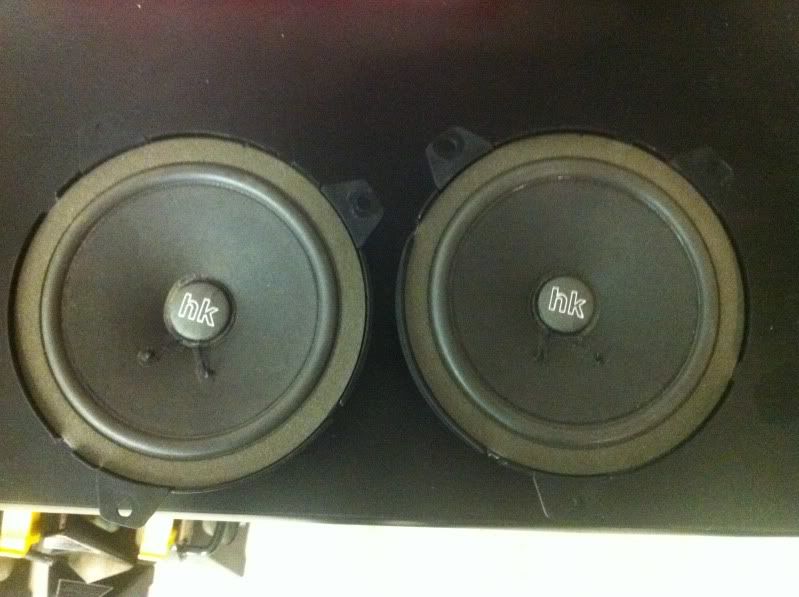 E46 M3 H&K rear deck lid speakers