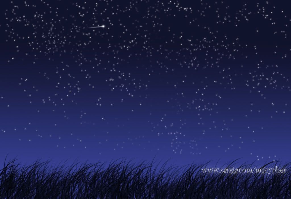 night sky scene