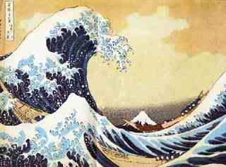 hokusai >> tsunami