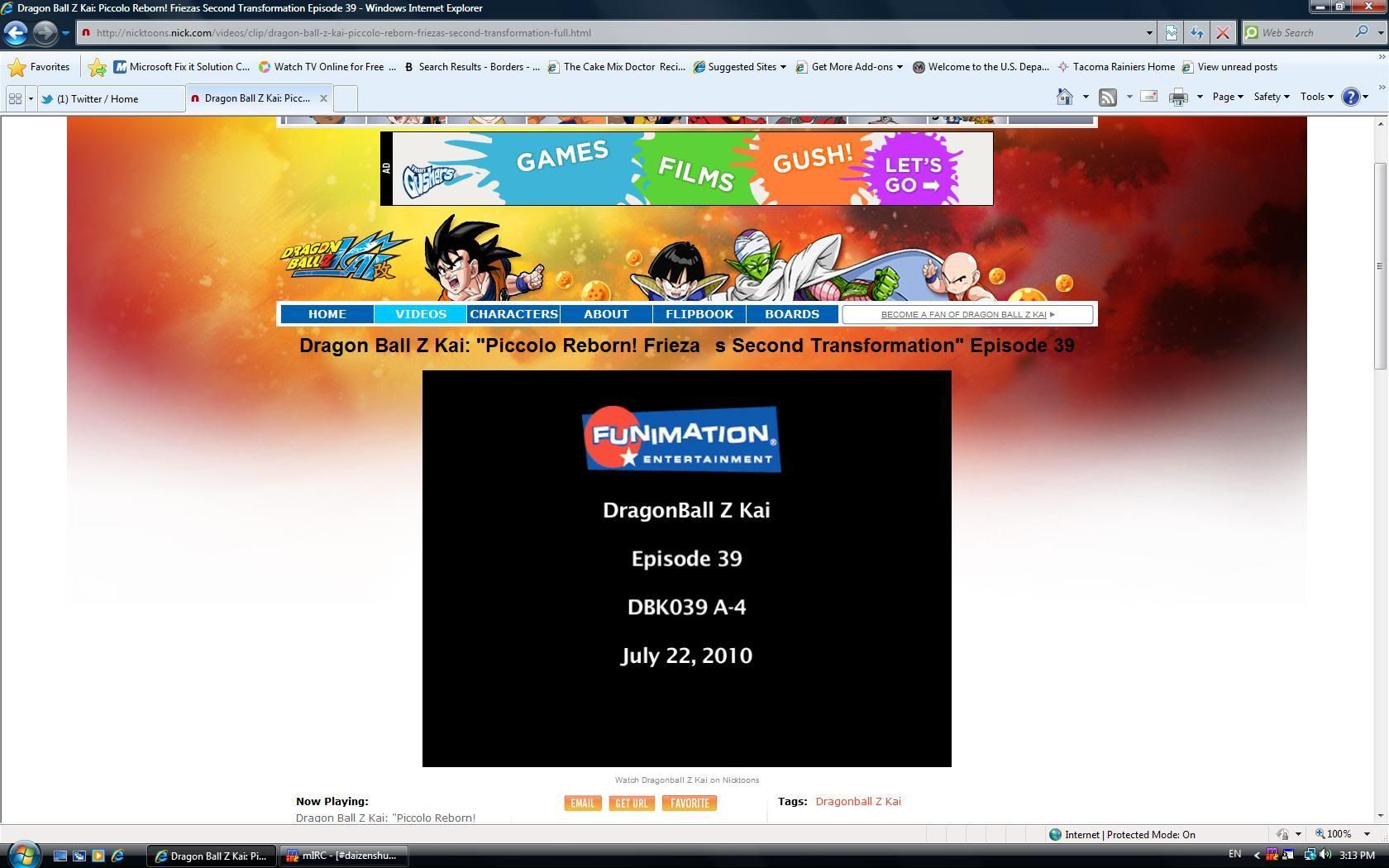 dragonball z kai cable