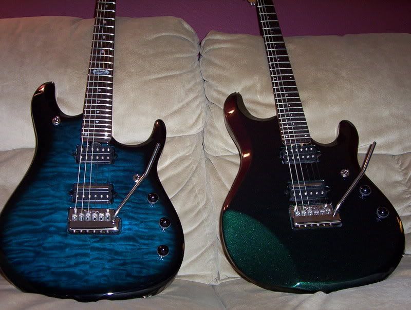 Ernie Ball Music Man Petrucci JP6 Guitar (Mystic Dream Finish) Electric Guitars Harmony Central