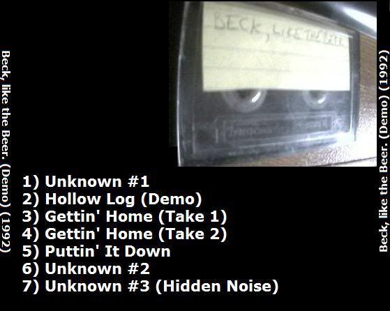 beck, 4-track, demo tape, like the beer, 1992