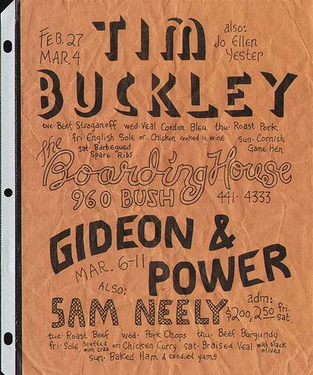 tim buckley, live, felt forum, new york city, 1972