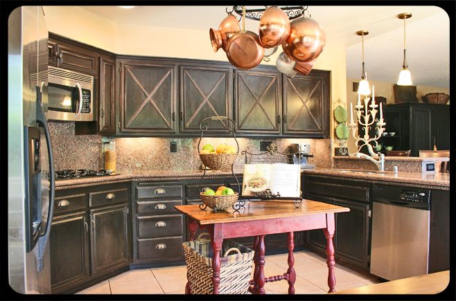 Whitewash Kitchen Cabinets