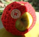 Happy Apple-- Fruit Jacket in Red