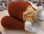 Wool Play Food-- A Turkey with Stuffing