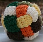 A Fun Little Woven Ball for Baby in Happy Earth