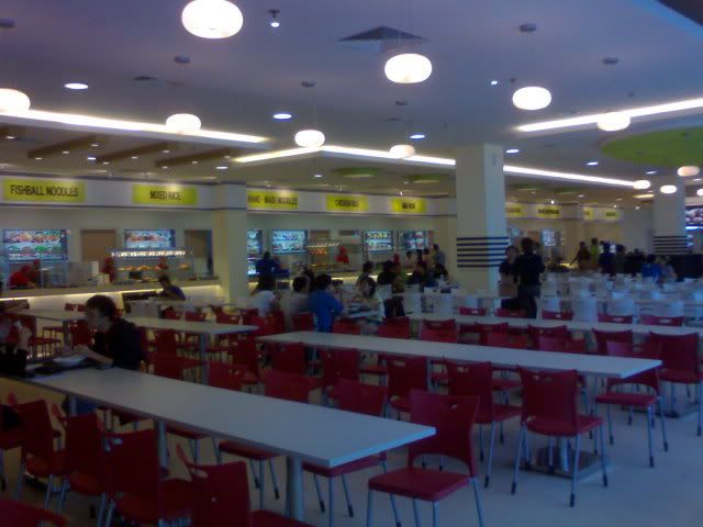 Inside the canteen