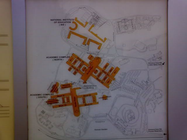 I present to you the map of NTU. It's AMAZING!!