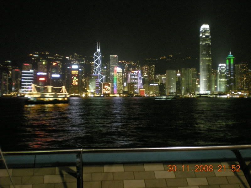Night scene of HK