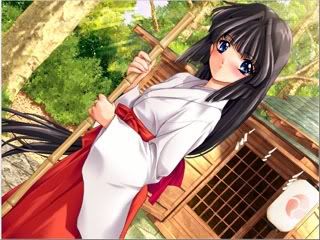 Japanese Anime Priestess
