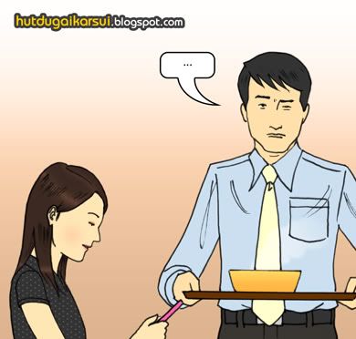 Singapore Web Comics by Daniel Wang - Lunch Time Story 2 - Expect The Unexpected