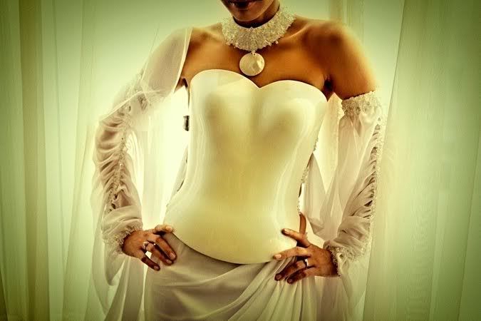 White Corset Bridal Gown