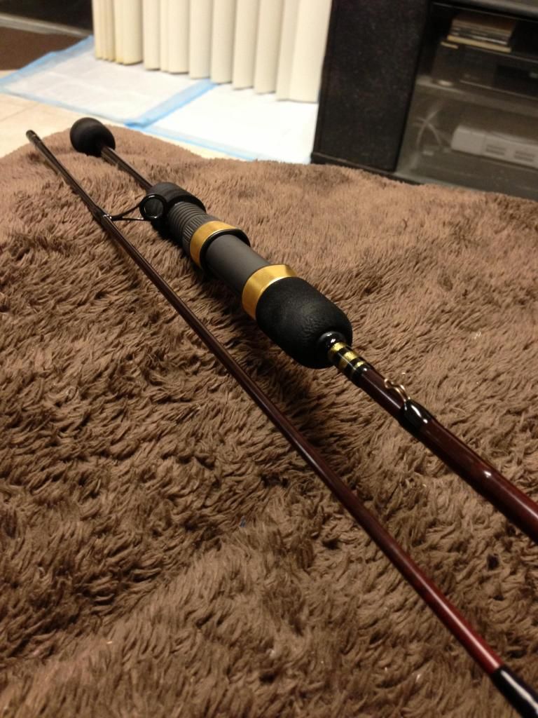 F/S Custom Wrapped Shikari Trout Rods Bloodydecks