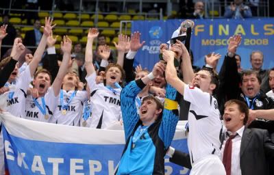 O Viz-Sinara Ekaterinburg é o novo campeão europeu de Futsal
