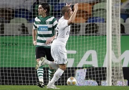 Pedro Mendes estreou-se no Sporting com uma derrota