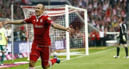 Arjen Robben estreou-se pelo Bayern