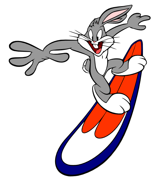 Bugs Bunny Is Hanging Ten Without His Gloves On. Photo by JRuff ...