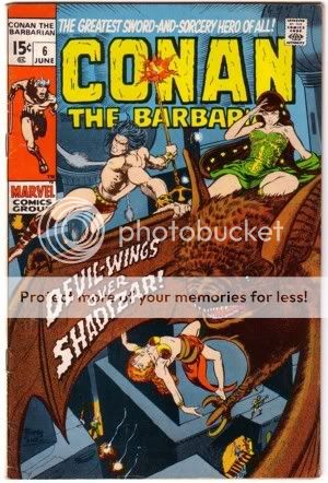 Grade Abt FN. Conan The Barbarian #8. Barry Smith art. 1970 Marvel 