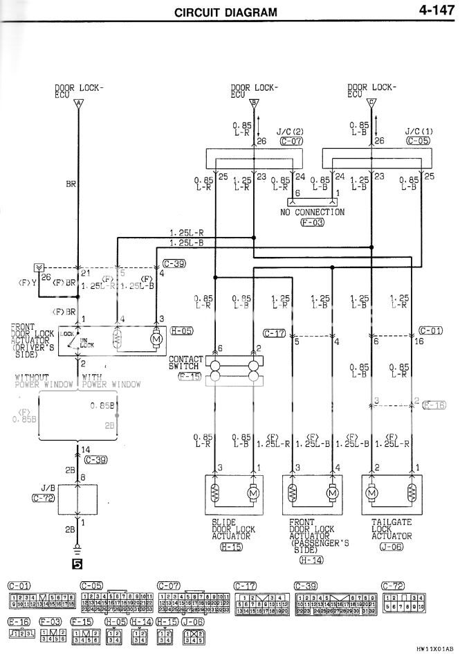 Delica Central Locking Wiring Diagram