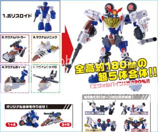 Bandai Mugenbine Mugen Next Robot Police Magnum Machine Candy Toy 5 