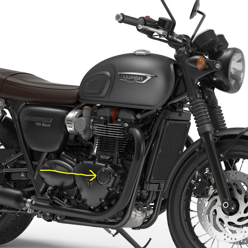 2016 T120 Oil Leaking From Agc Cover Triumph Forum Triumph Rat